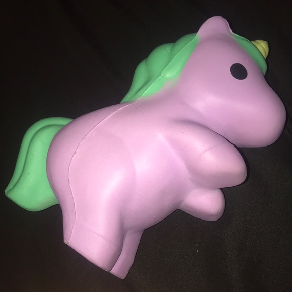 purple unicorn squishy